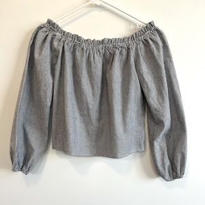 Brandy Melville Striped Blouse Size S